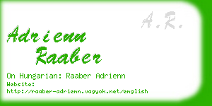 adrienn raaber business card